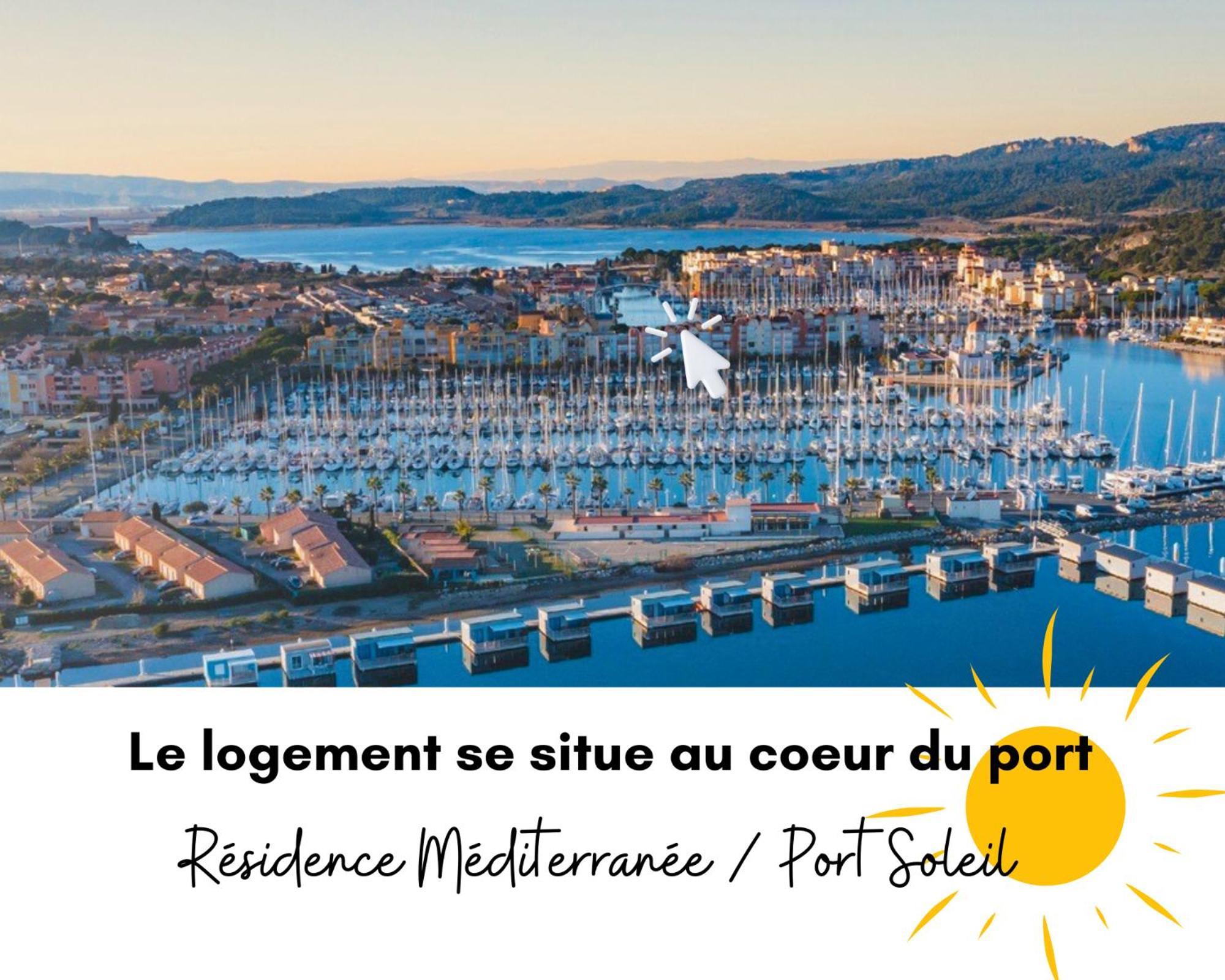 - L'Horizon Bleu - Cocon Romantique Avec Vue Mer Panoramique Gruissan Exteriér fotografie