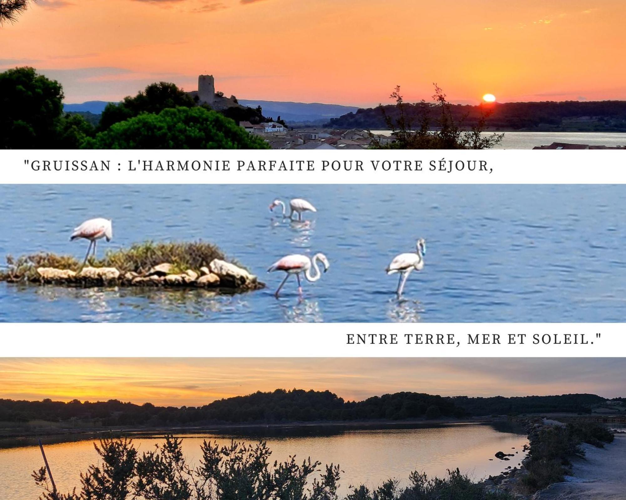 - L'Horizon Bleu - Cocon Romantique Avec Vue Mer Panoramique Gruissan Exteriér fotografie